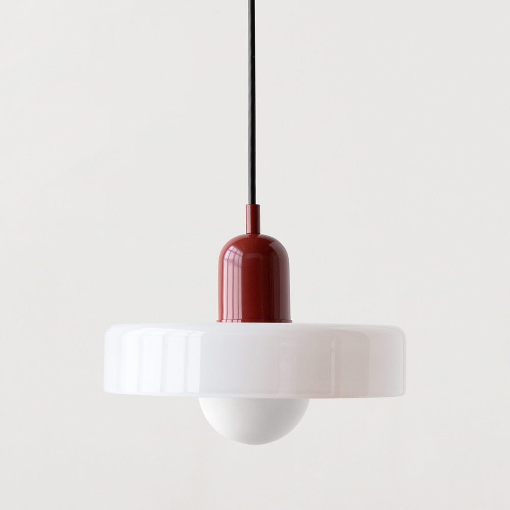 Suspension en Verre Coloré Bauhaus