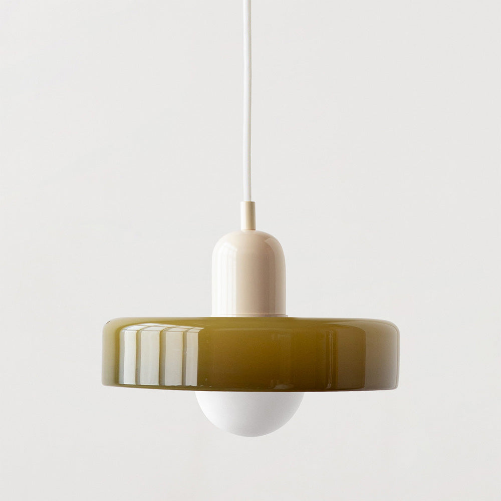 Suspension en Verre Coloré Bauhaus