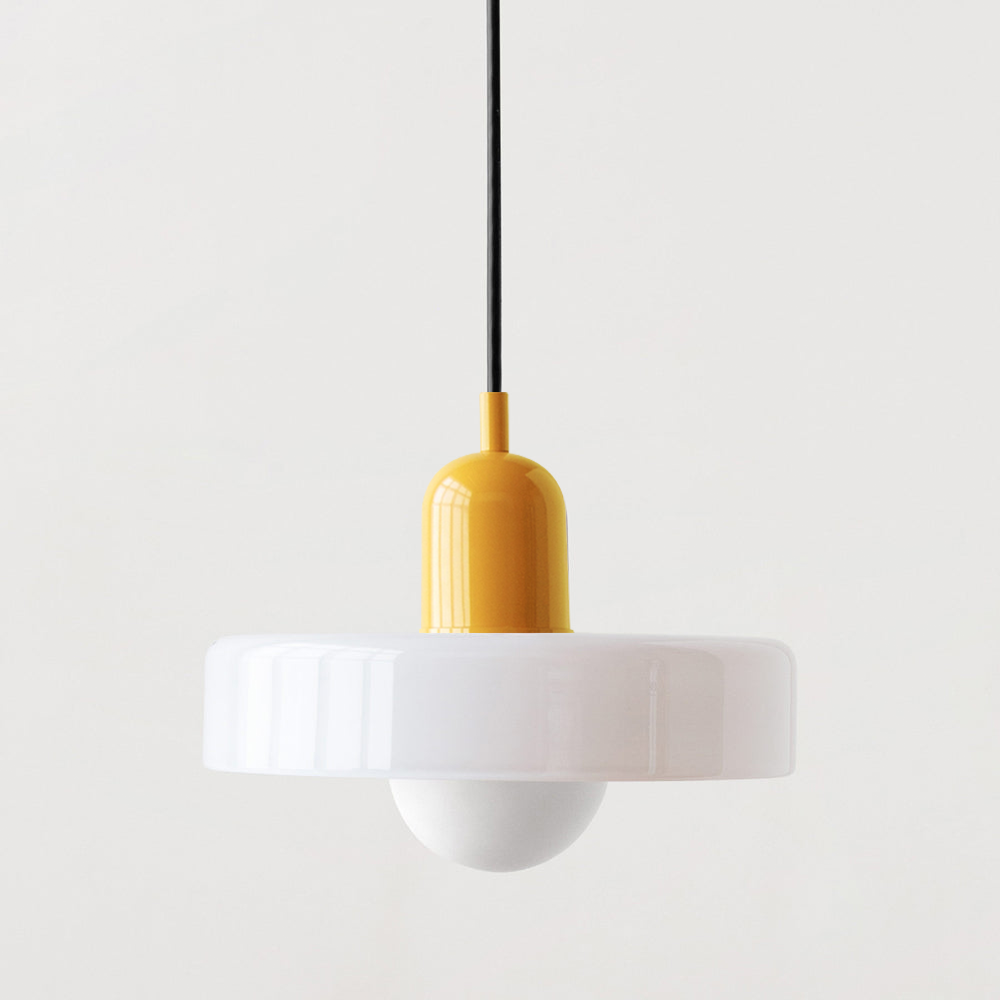 Suspension en Verre Coloré Bauhaus