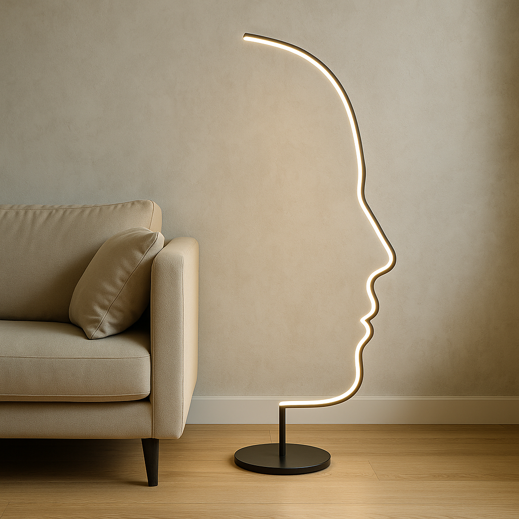 Lampe sur pied Visage