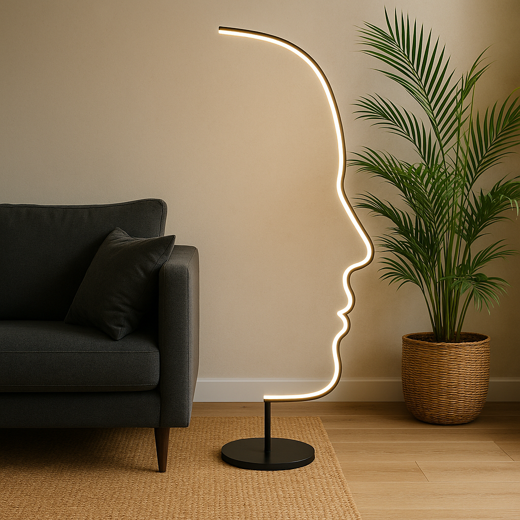 Lampe sur pied Visage