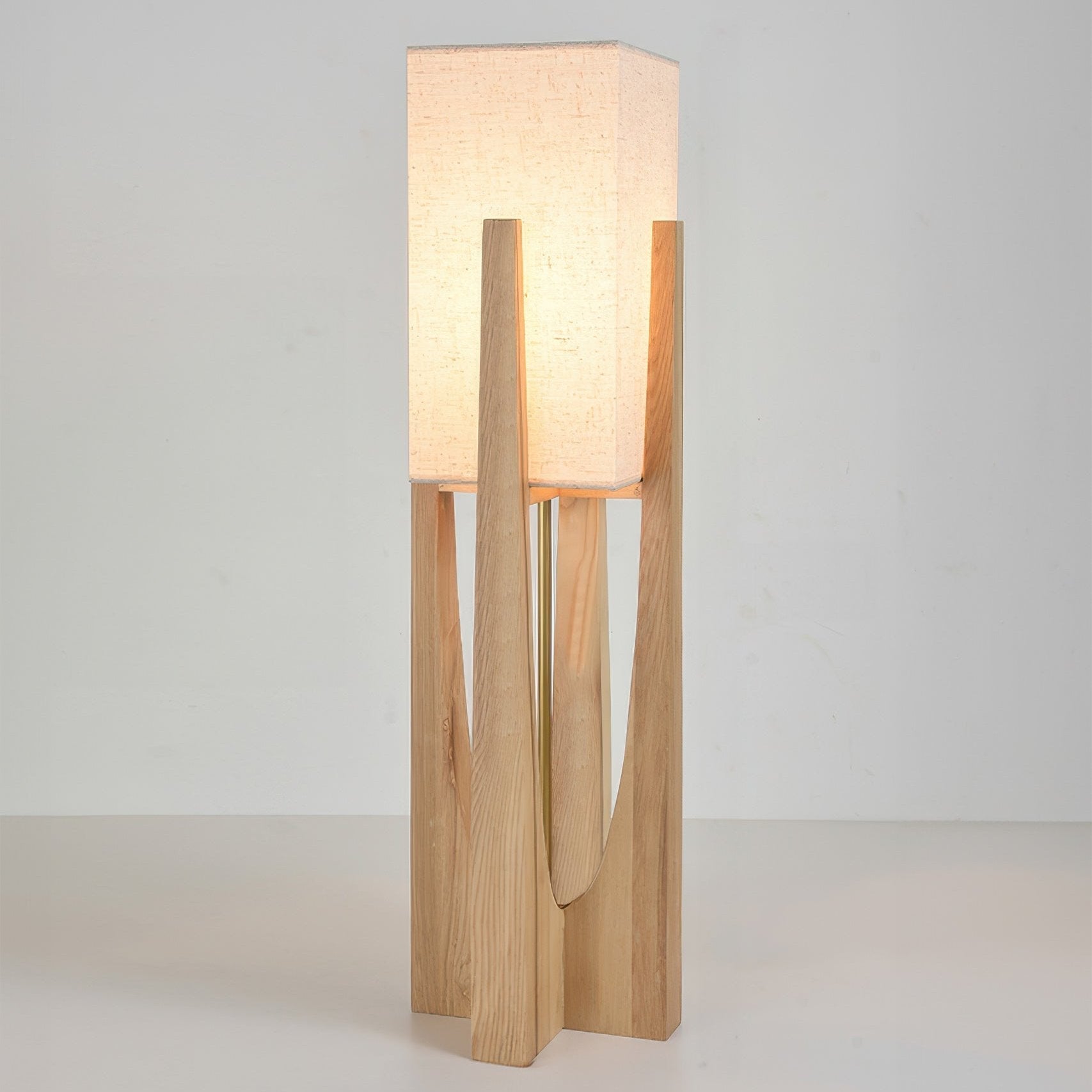 Lampe sur pied de style japonais Wabi Sabi